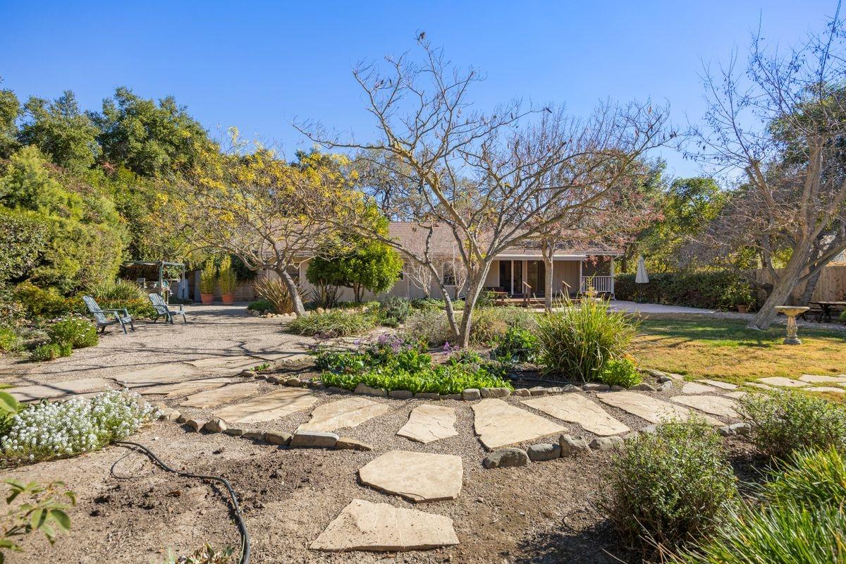 435 Gridley Road Ojai, CA 93023 - Photo 19 of 20 a view of a house with a yard