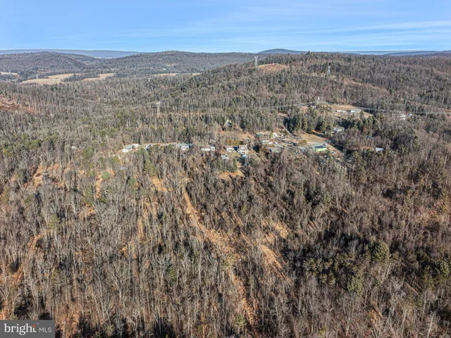 a view of city and mountain