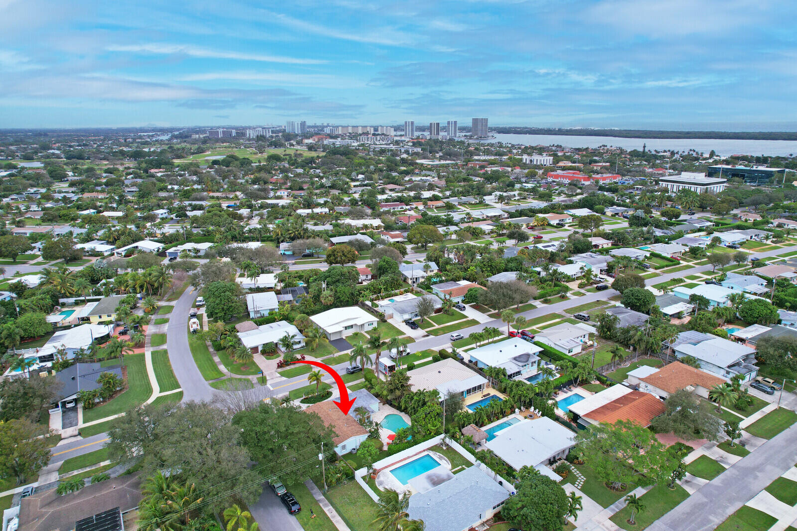444 Inlet Road North Palm Beach, FL 33408 - Photo 39 of 40 Aerial Looking NE