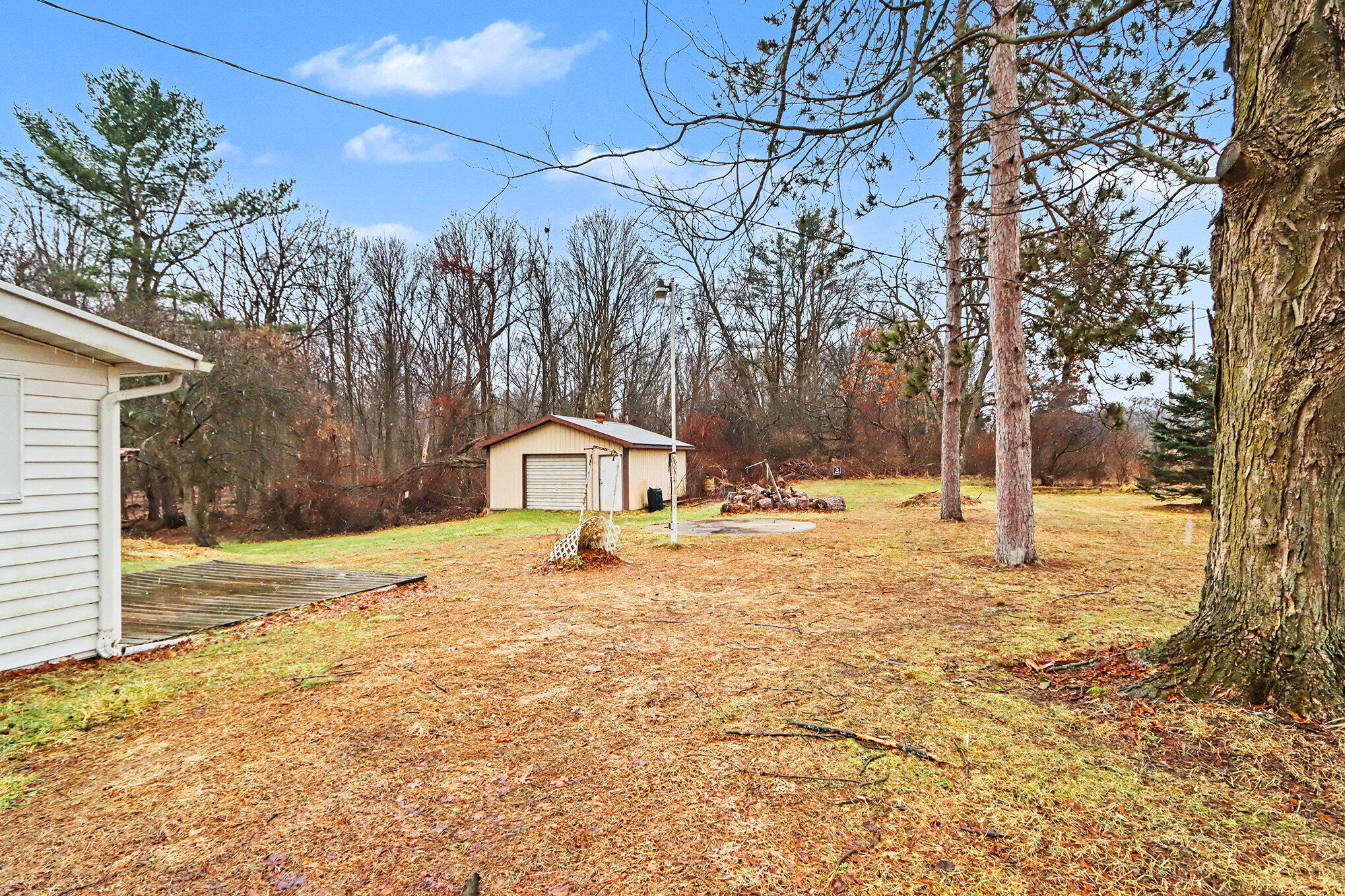 3014 Bowne Road Battle Creek, MI 49017 - Photo 16 of 16 pole barn yard