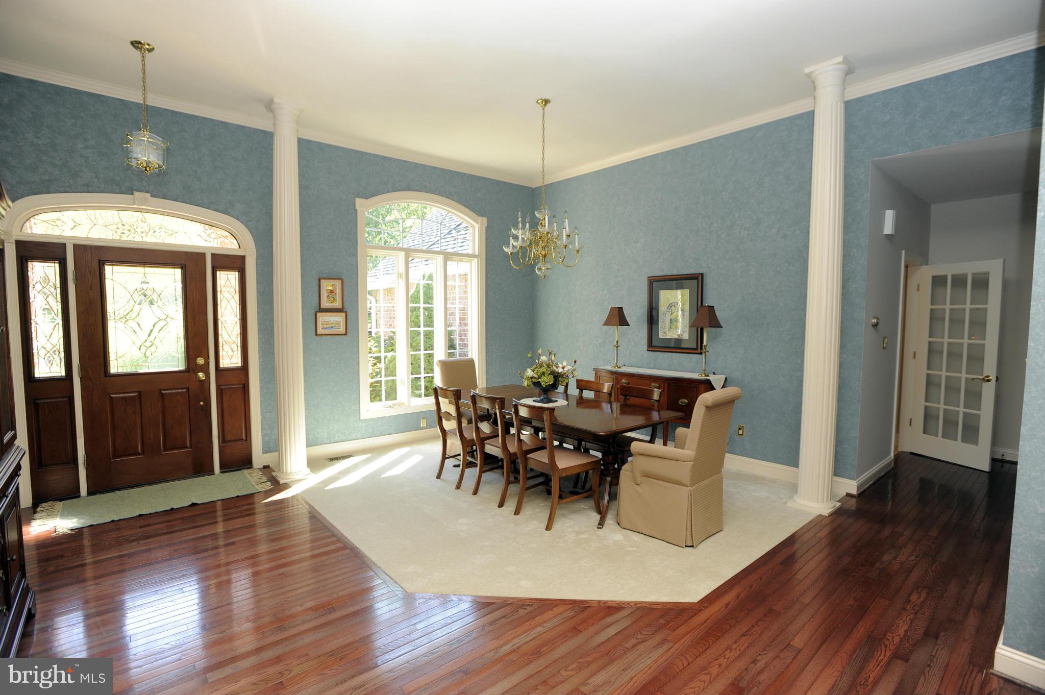 1676 Campbell Road Forest Hill, MD 21050 - Photo 3 of 30 ELEGANT DINING SPACE WITH DECORATIVE COLUMNS