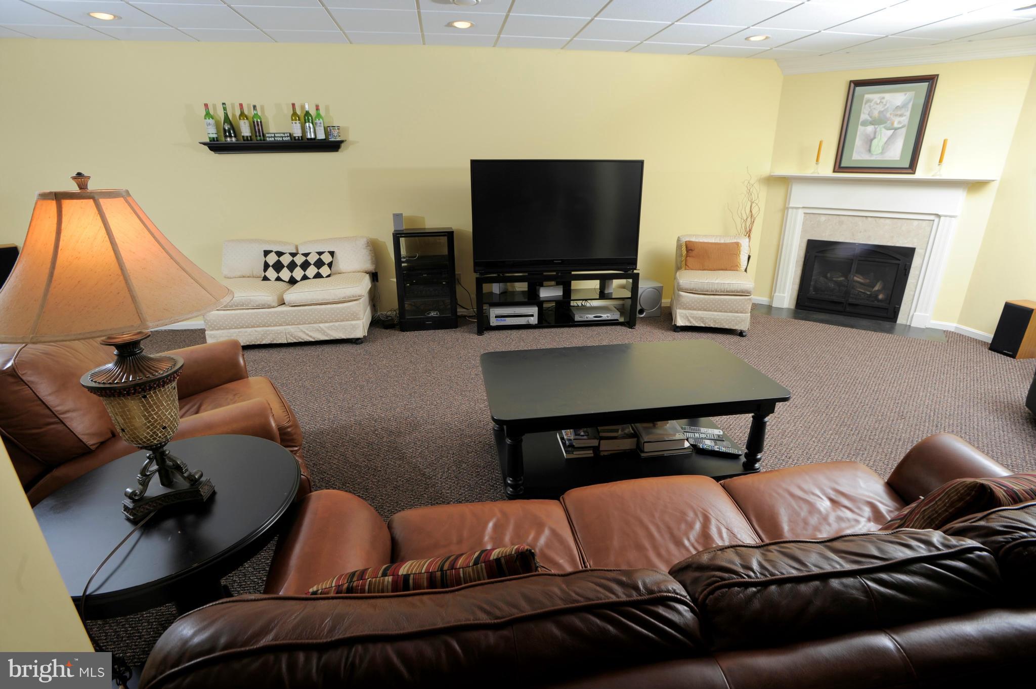 1676 Campbell Road Forest Hill, MD 21050 - Photo 22 of 30 LOWER LEVEL FAMILY ROOM WITH GAS FIREPLACE