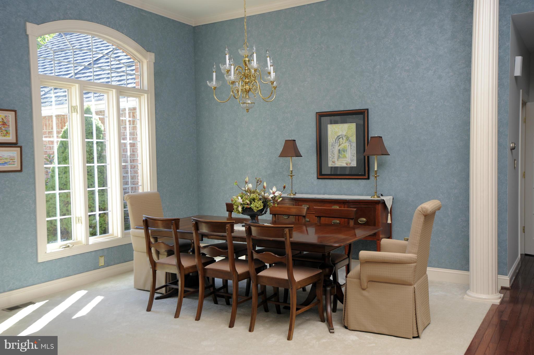 1676 Campbell Road Forest Hill, MD 21050 - Photo 4 of 30 ELEGANT DINING SPACE WITH DECORATIVE COLUMNS