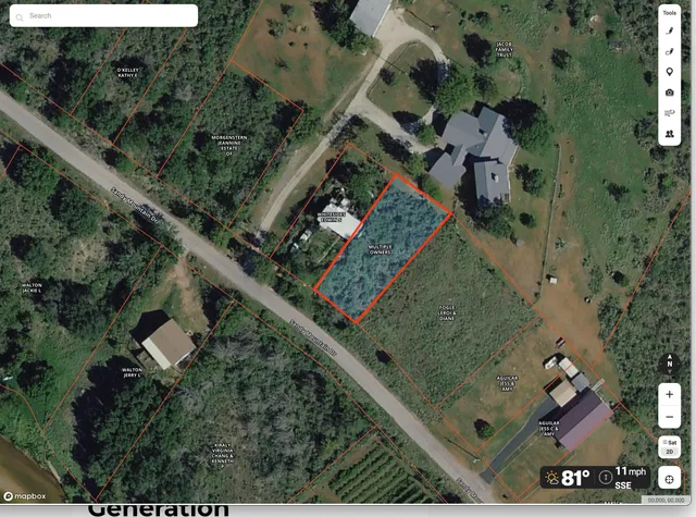 an aerial view of a residential houses with outdoor space