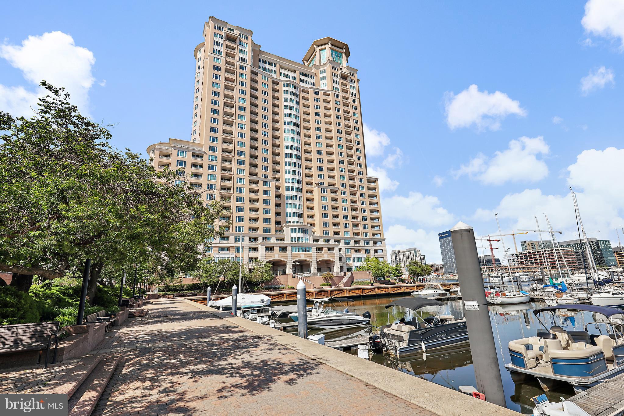a view of a city with tall buildings
