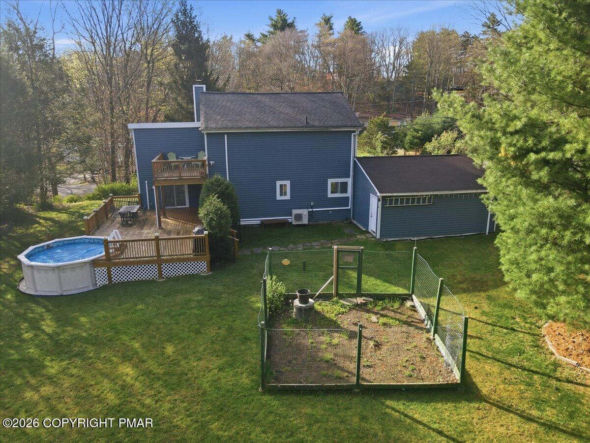 53 Barren Road East Stroudsburg, PA 18302 - Photo 39 of 57 a view of a chairs and table in the backyard