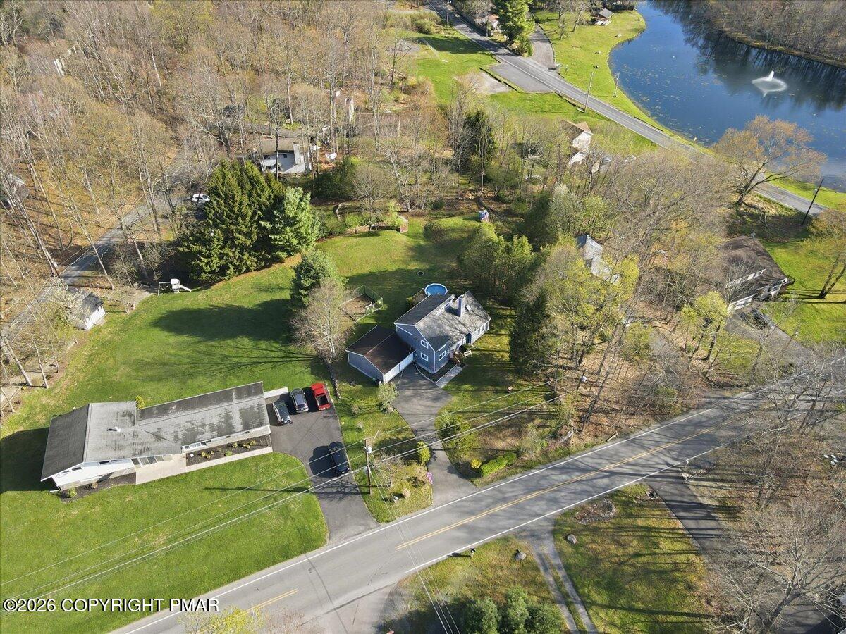 53 Barren Road East Stroudsburg, PA 18302 - Photo 47 of 57 an aerial view of a house with a yard