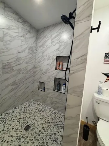 a backyard of a house