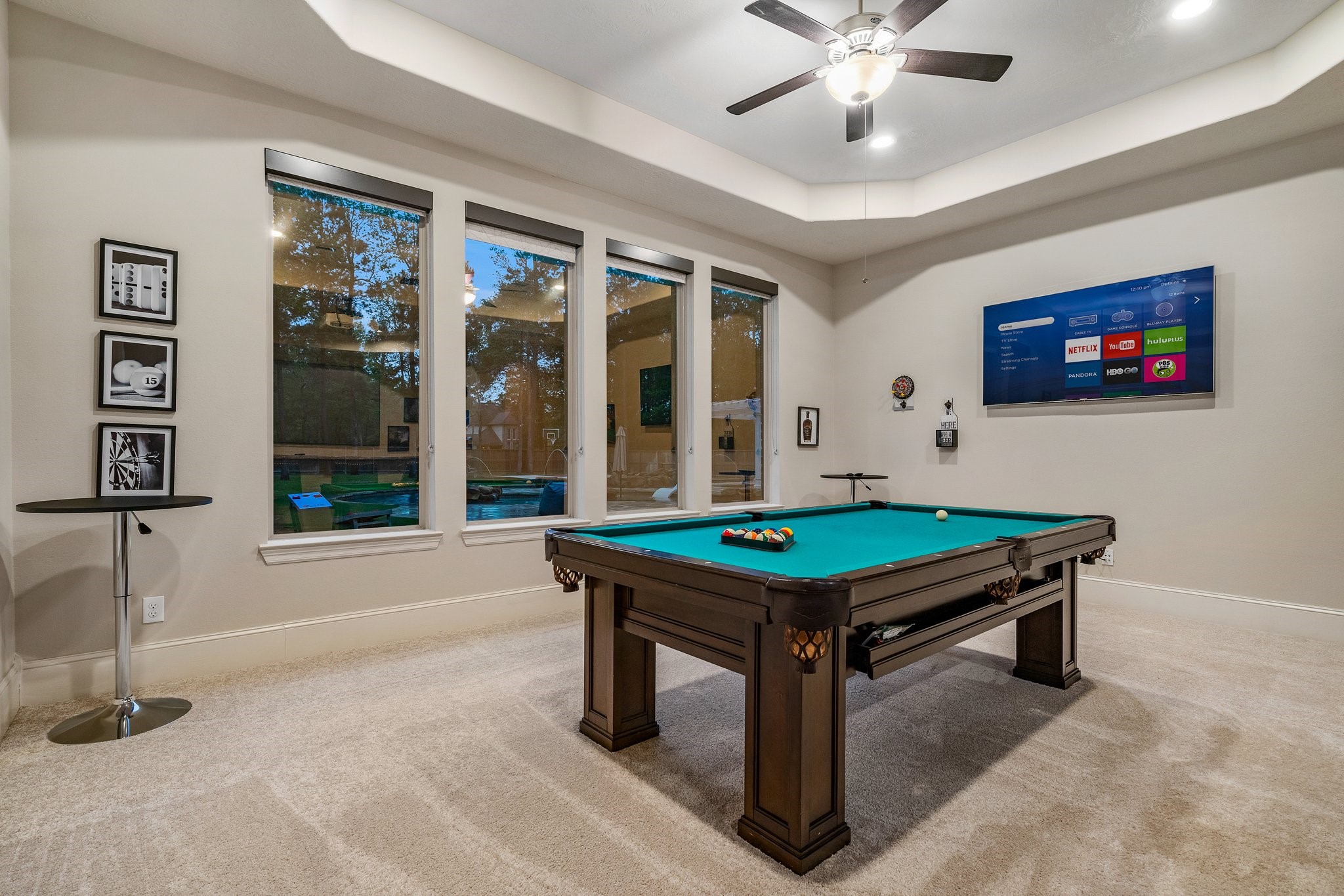 27411 Hazy Landing Court Spring, TX 77386 - Photo 19 of 50 a room with pool table and windows