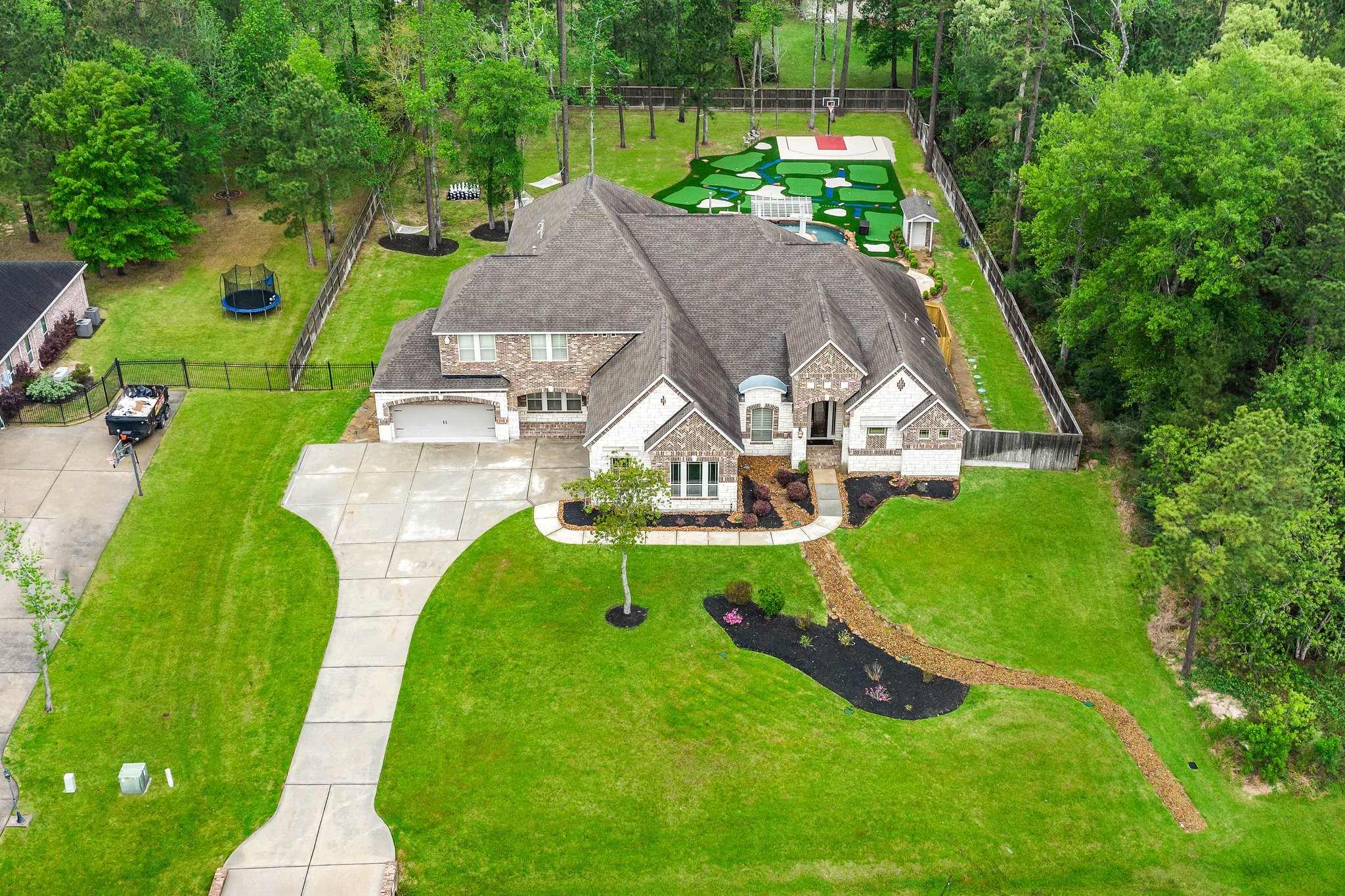 27411 Hazy Landing Court Spring, TX 77386 - Photo 5 of 50 an aerial view of a house