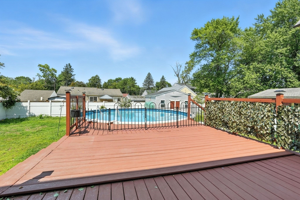 24 Porter Street Springfield, MA 01104 - Photo 37 of 42 a view of a backyard and a garden