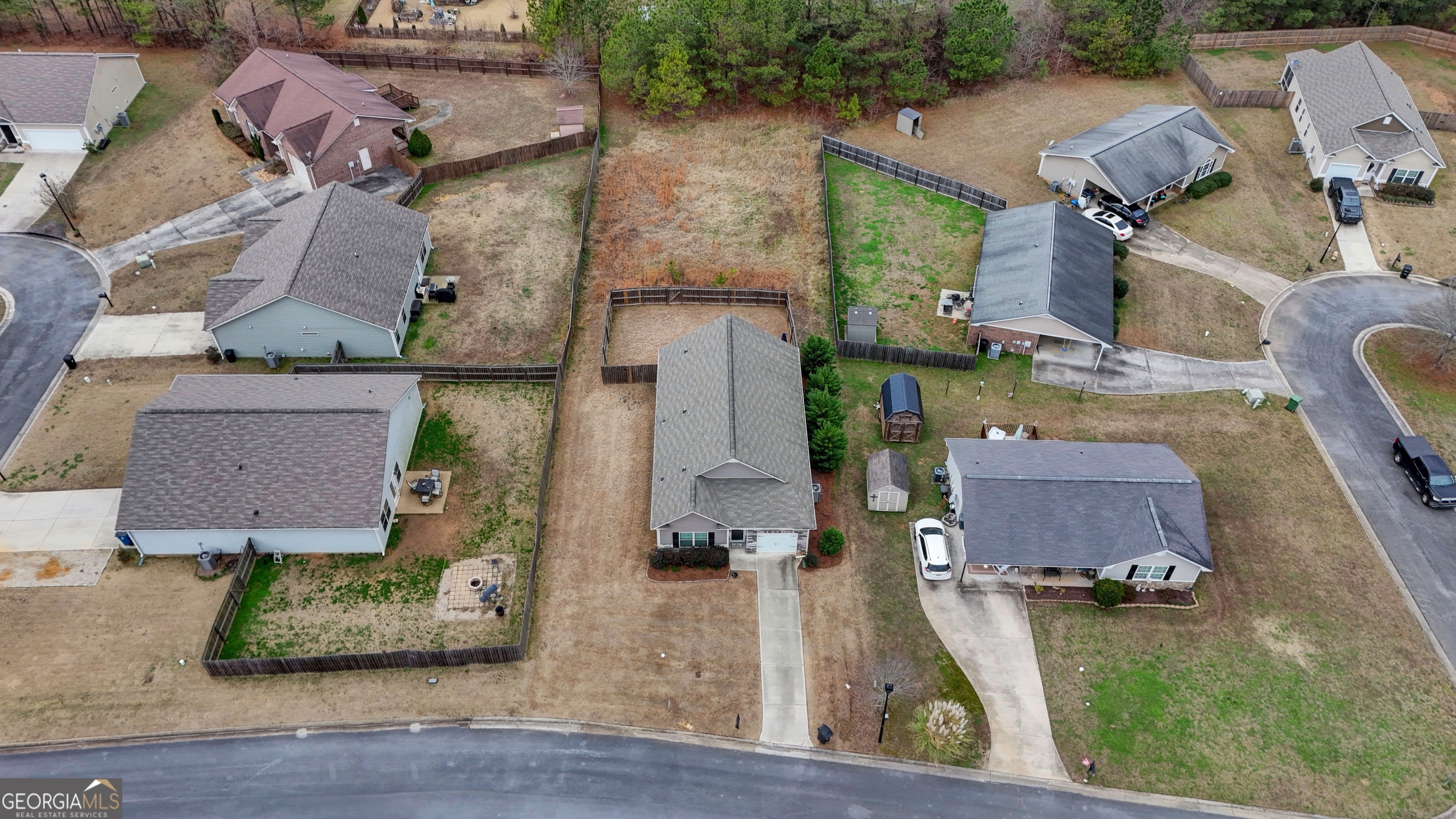 67 Willowrun Drive Rome, GA 30165 - Photo 21 of 24 an aerial view of houses with yard