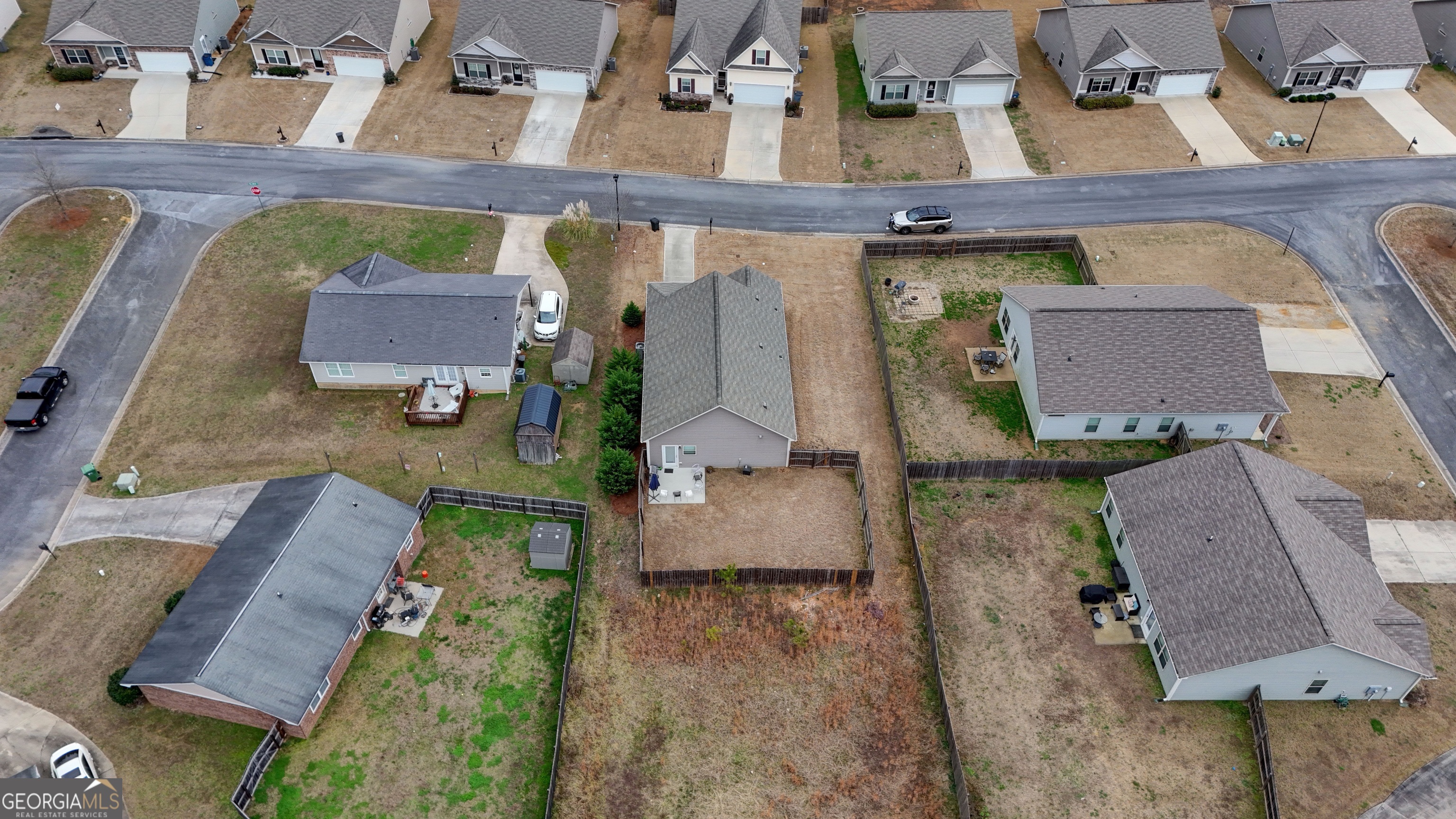 67 Willowrun Drive Rome, GA 30165 - Photo 22 of 24 an aerial view of a house with a yard