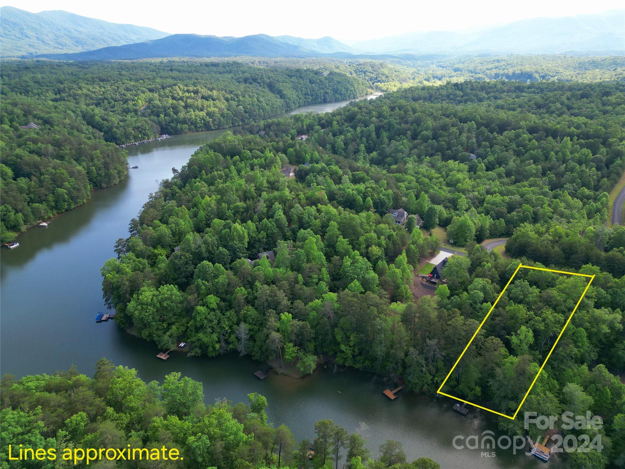 Tbd Tbd Parkway Rd Mill Spring Mill Spring, NC 28756 - Photo 13 of 36 an aerial view of green landscape with trees houses and lake view