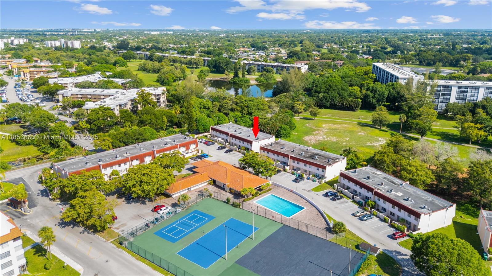 4088 Inverrary Drive, Unit 11F Lauderhill, FL 33319 - Photo 28 of 34 an aerial view of residential houses with outdoor space and street view