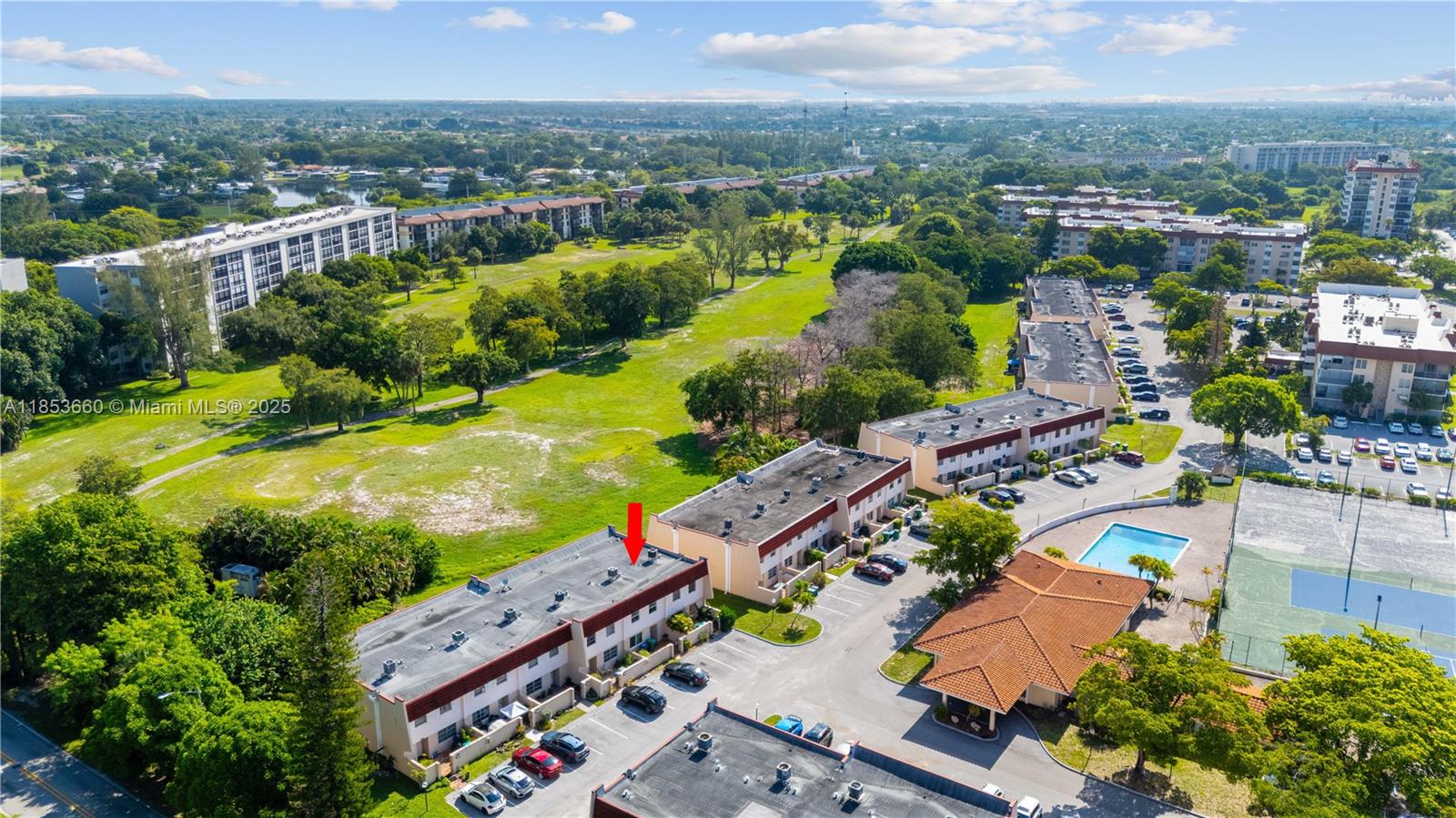 4088 Inverrary Drive, Unit 11F Lauderhill, FL 33319 - Photo 32 of 34 an aerial view of residential houses with outdoor space