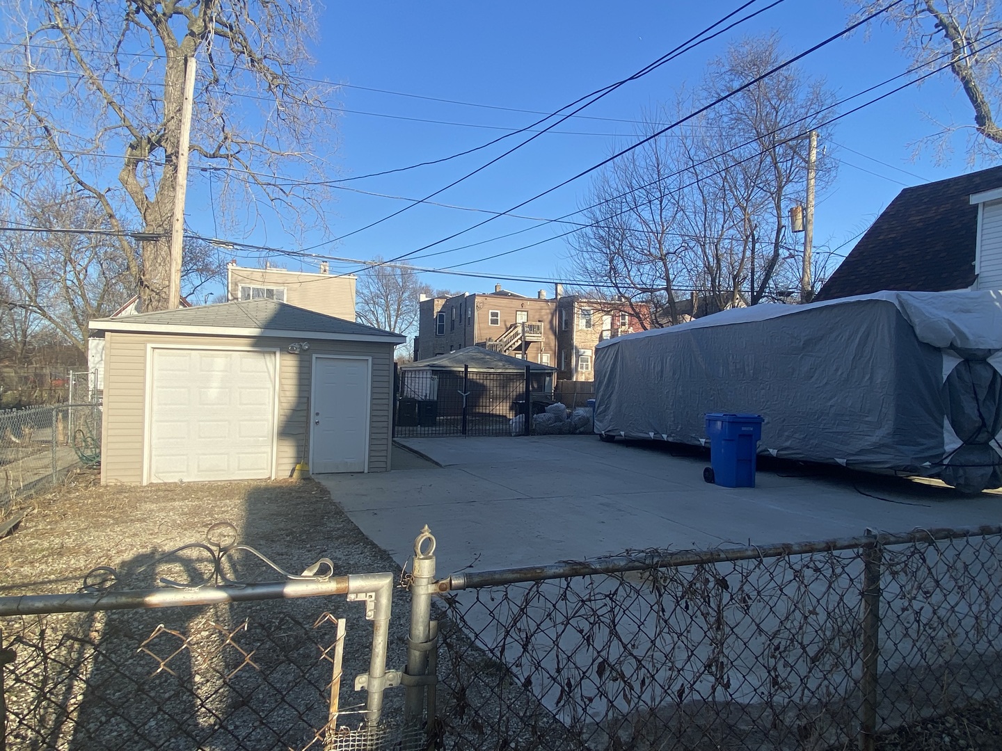 6549 South Bishop Street Chicago, IL 60636 - Photo 15 of 18 a view of a backyard