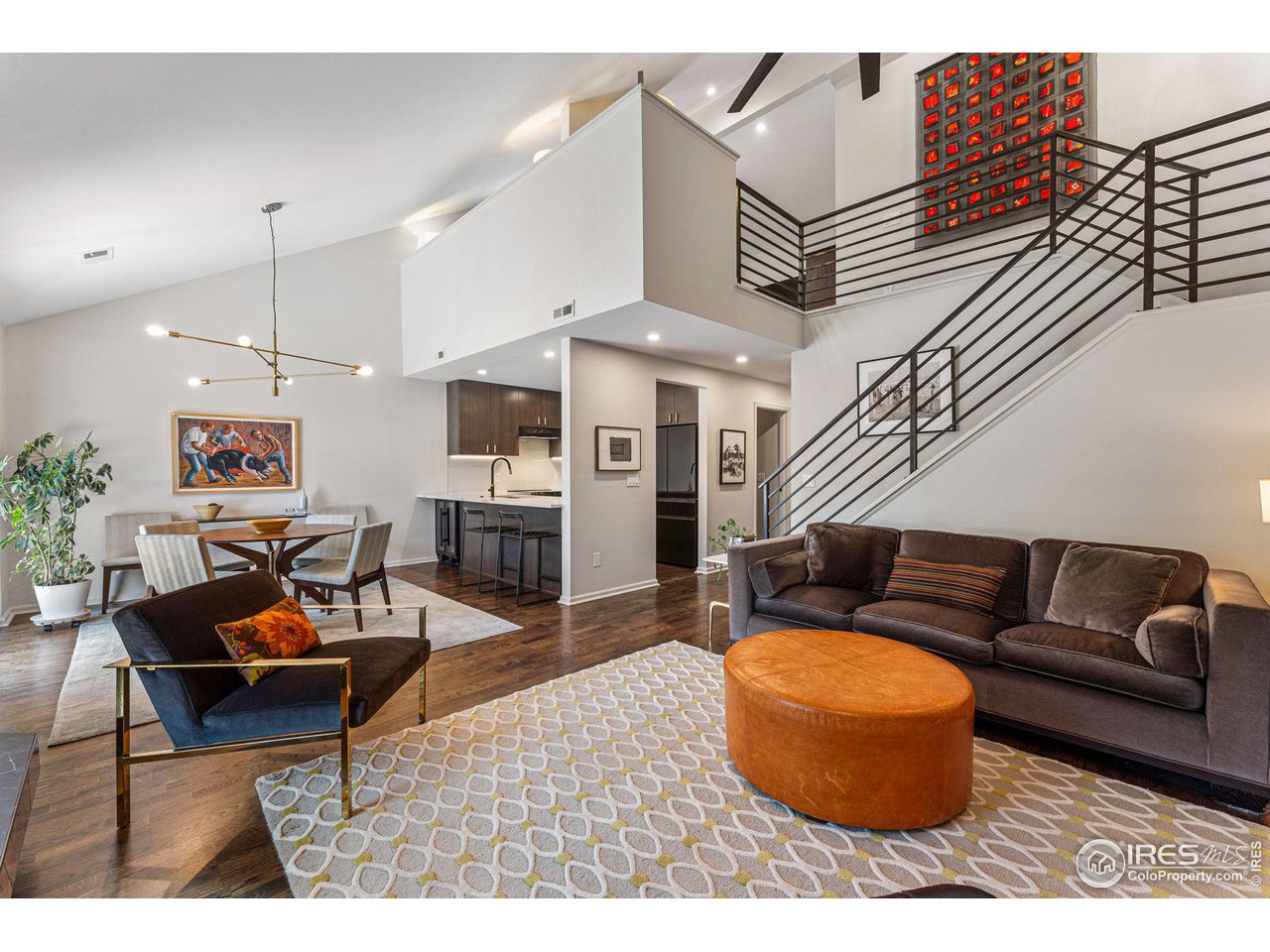 4475 Laguna Place, Unit 309 Boulder, CO 80303 - Photo 3 of 38 Stairs lead to upper master bedroom suite