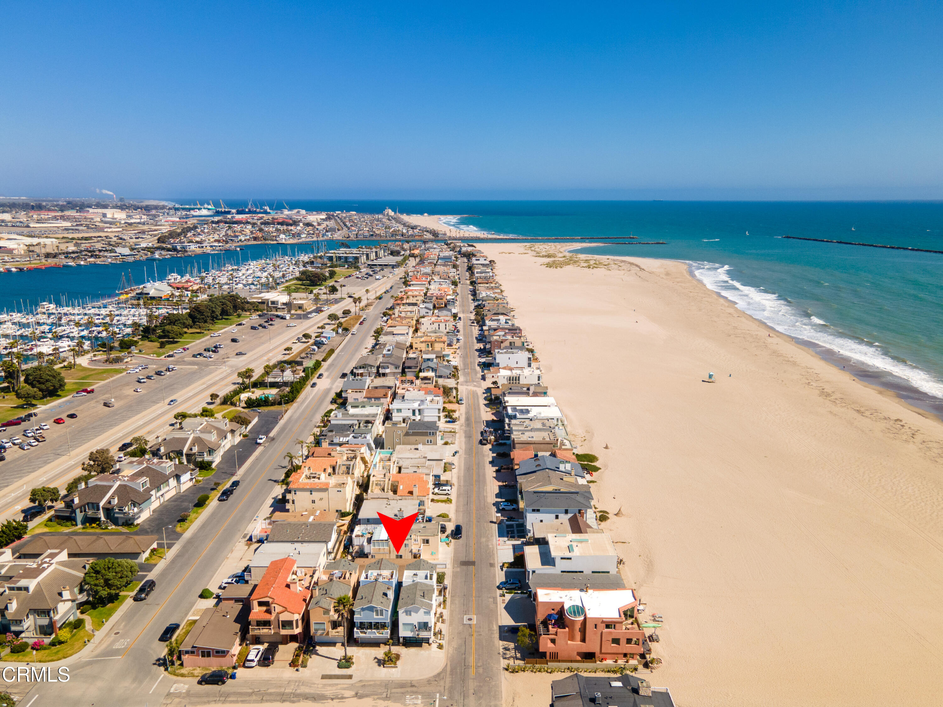 3652 Ocean Drive Oxnard, CA 93035 - Photo 26 of 28 an aerial view of beach and ocean