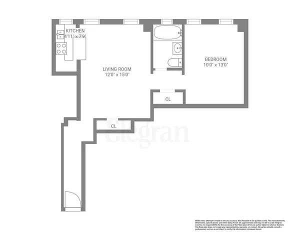 $625,000 | 325 West 45th Street, Unit 701 | Hell's Kitchen