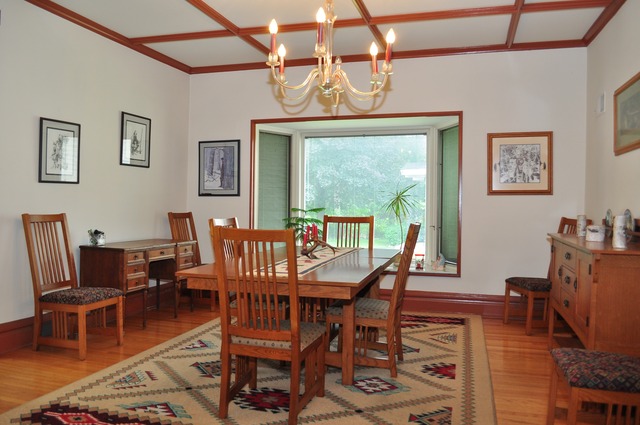 30 West Avenue Riverside, IL 60546 - Photo 6 of 21 a view of a dining room with furniture window and wooden floor