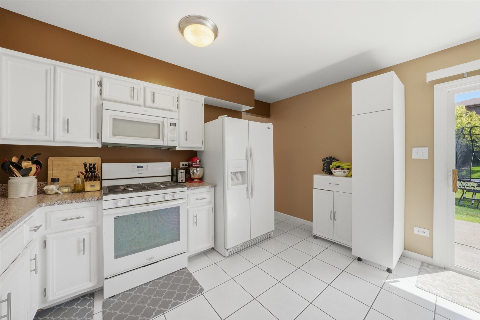 3517 Jacqueline Drive Crete, IL 60417 - Photo 8 of 26 a kitchen with white cabinets and white appliances