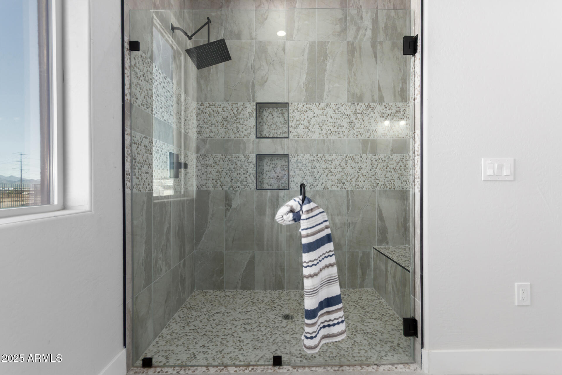 19657 West Dunlap Road Buckeye, AZ 85326 - Photo 30 of 45 a bathroom with a shower