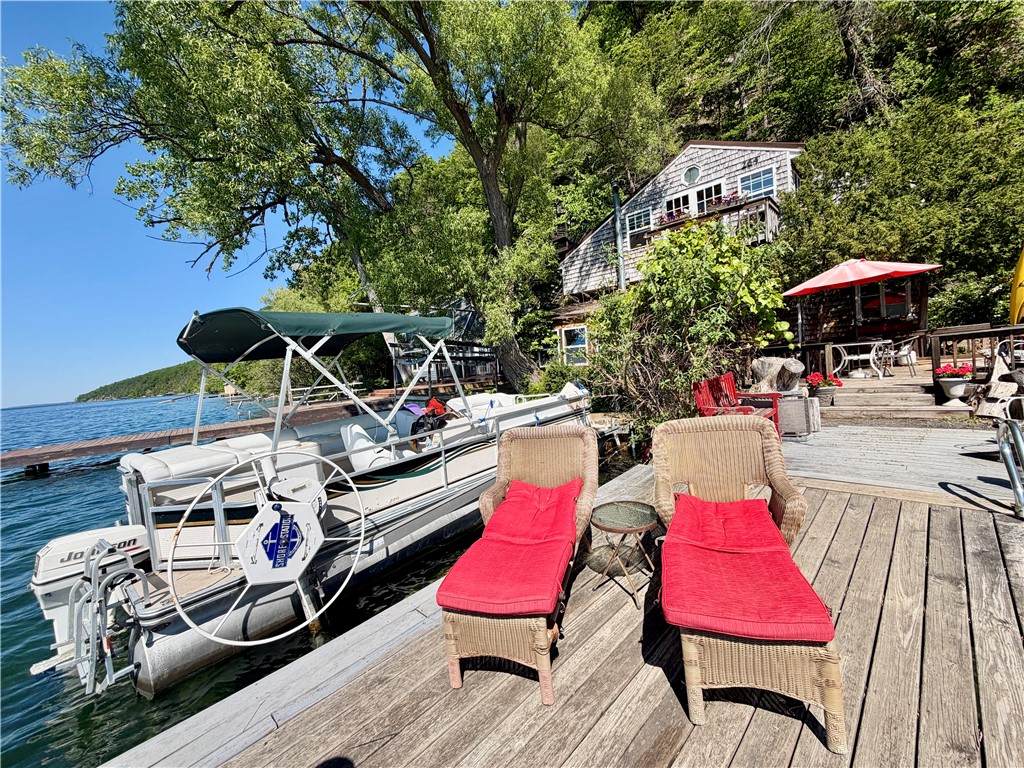 264 East Lake Road Middlesex, NY 14544 - Photo 10 of 50 AMAZING 49' WATERFRONT WITH DOCK