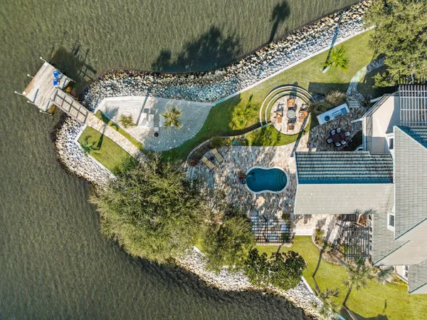 a view of swimming pool and lake view