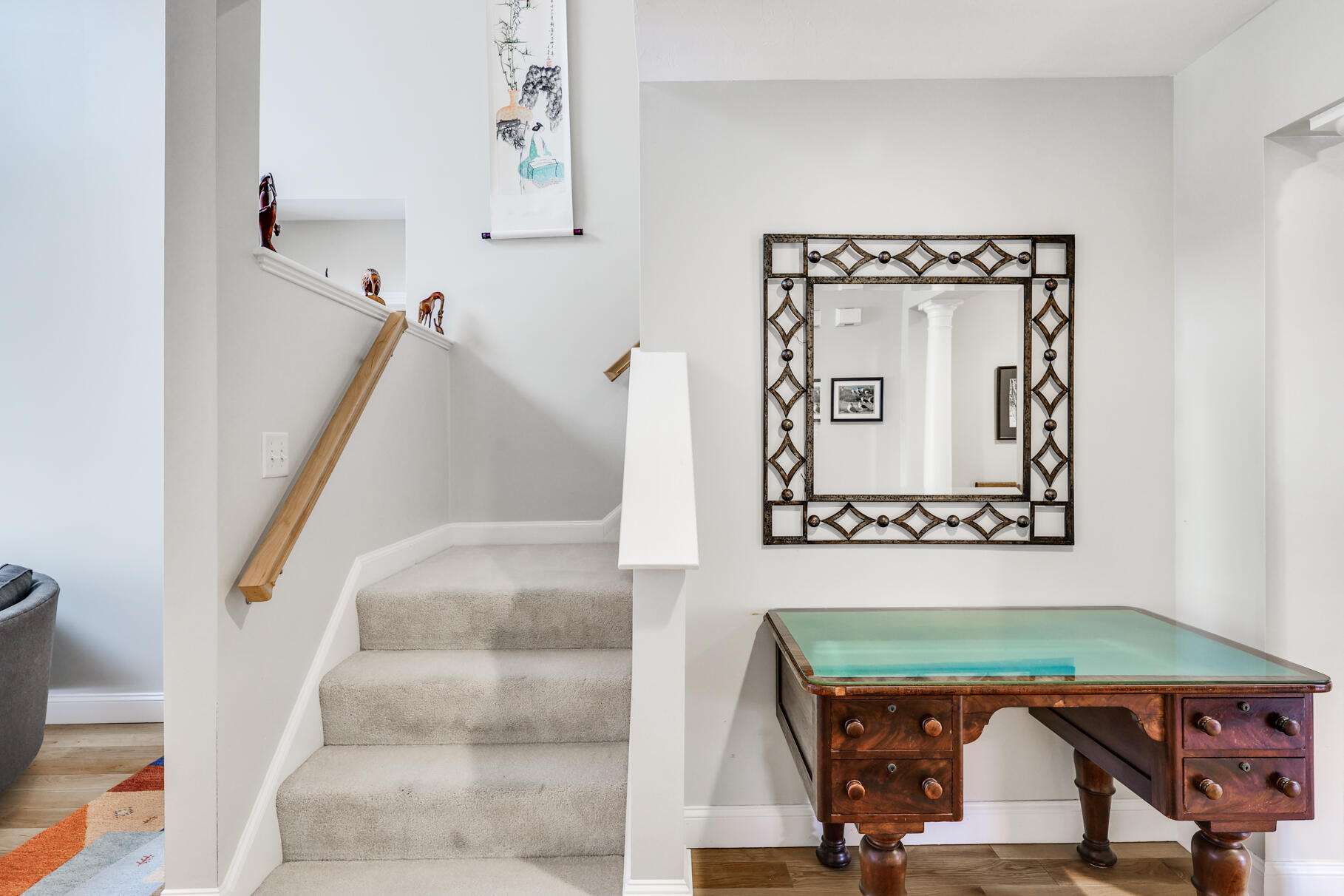 9 Stratford Ridge Mashpee, MA 02649 - Photo 22 of 34 a view of staircase with a rug