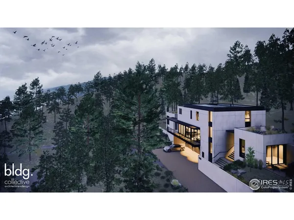 a backyard of a house