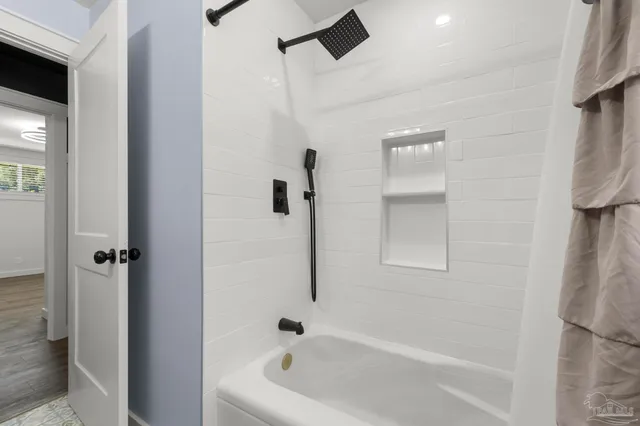 a close view of closet