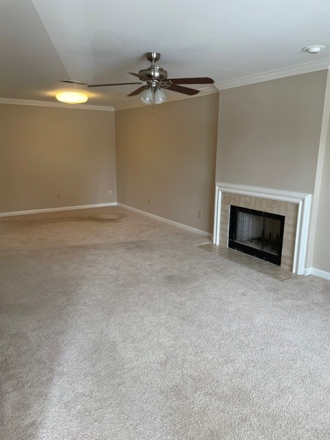 758 Kent Road Nashville, TN 37214 - Photo 7 of 21 a view of an empty room with a fireplace