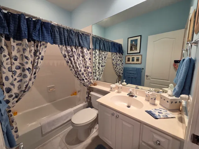 a view of road with large trees