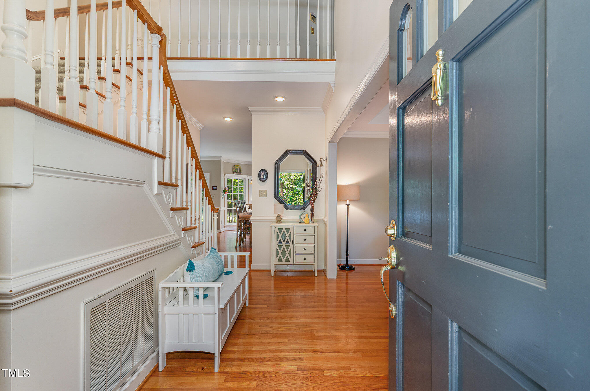 109 Lochfield Drive Cary, NC 27518 - Photo 18 of 43 a view of an entryway with wooden floor