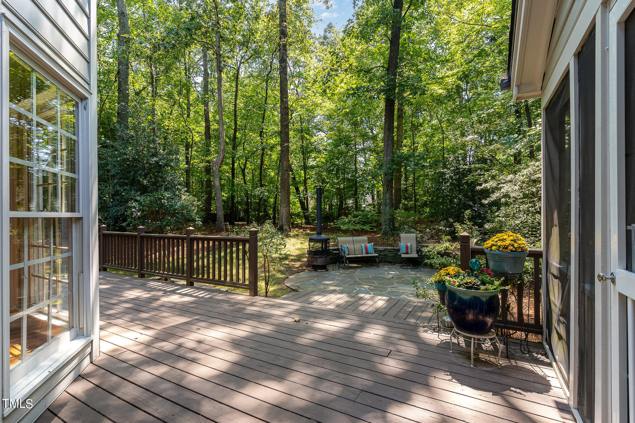 109 Lochfield Drive Cary, NC 27518 - Photo 33 of 43 a garden view with a seating space