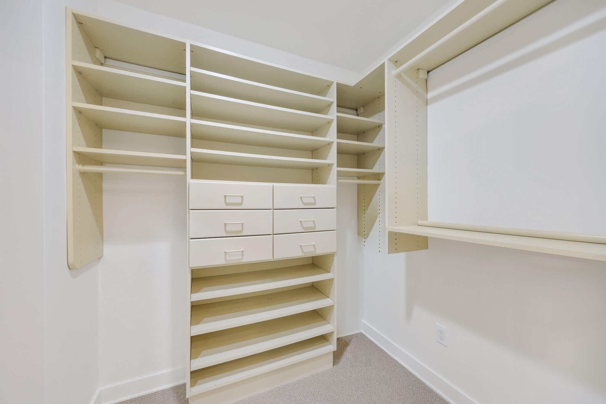 2 North Breakers Row, Unit S32 Palm Beach, FL 33480 - Photo 53 of 77 a view of walk in closet with empty racks