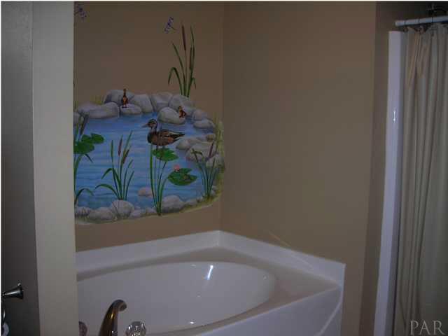 3372 North Simmons Road Jay, FL 32565 - Photo 21 of 24 Master Bath with separate shower and even a mural