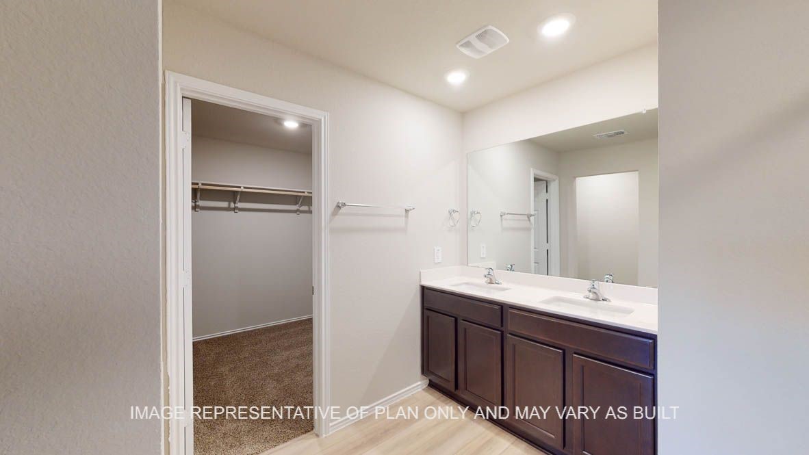 3101 Taddy Road Lorena, TX 76655 - Photo 18 of 27 a bathroom with a sink and a mirror