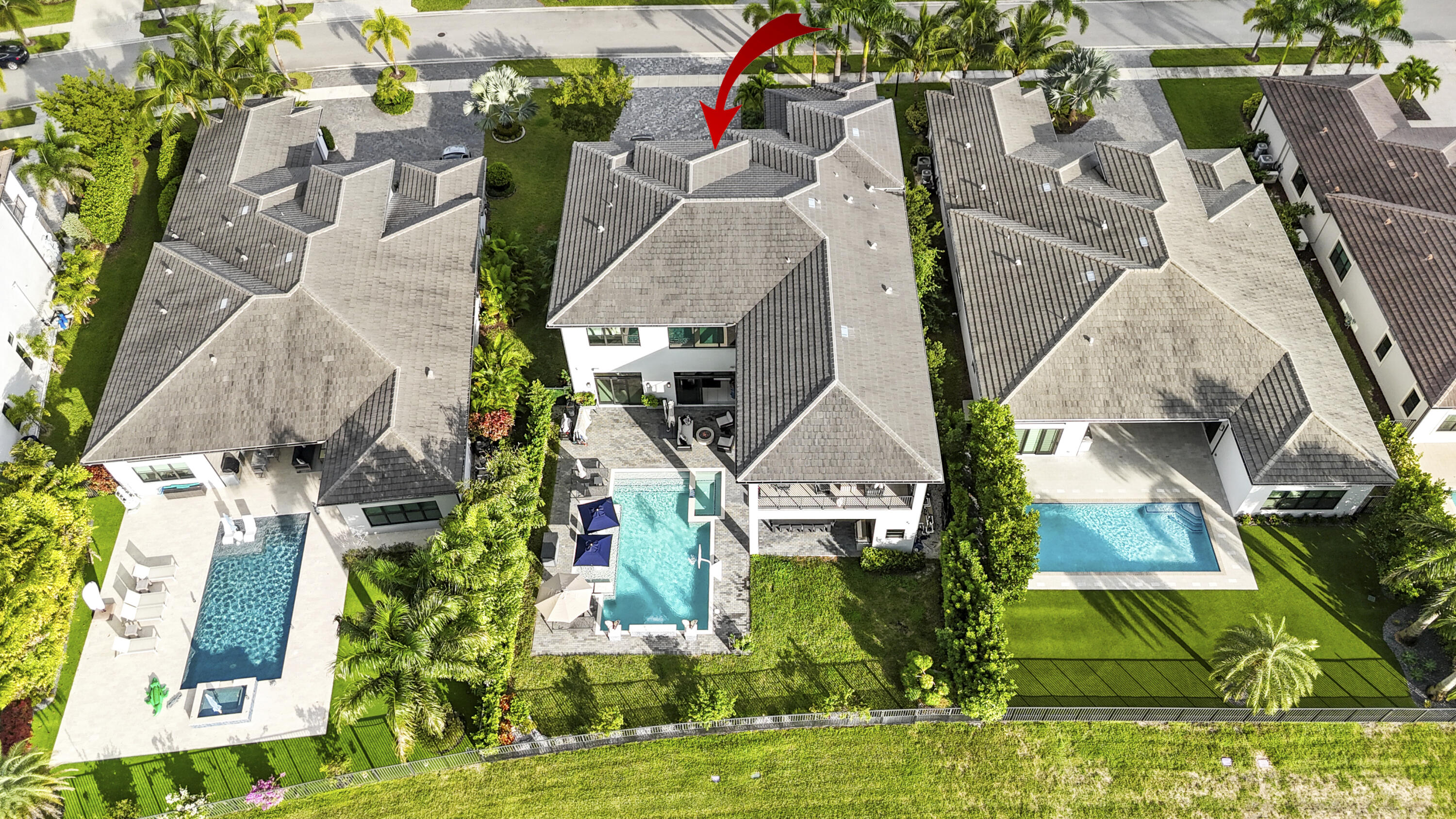 9771 Chianti Classico Terrace Boca Raton, FL 33496 - Photo 90 of 114 an aerial view of residential houses with outdoor space