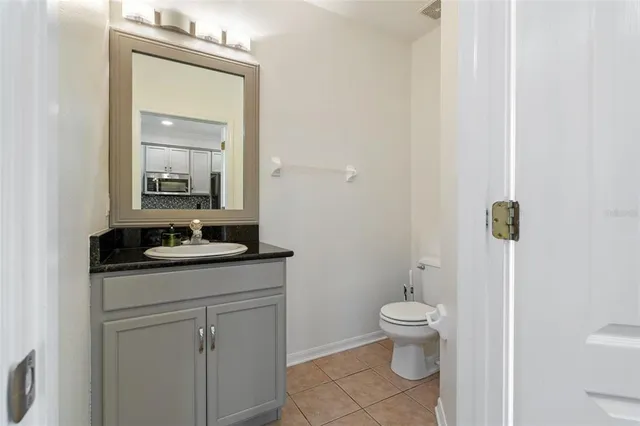 an empty room with an entryway