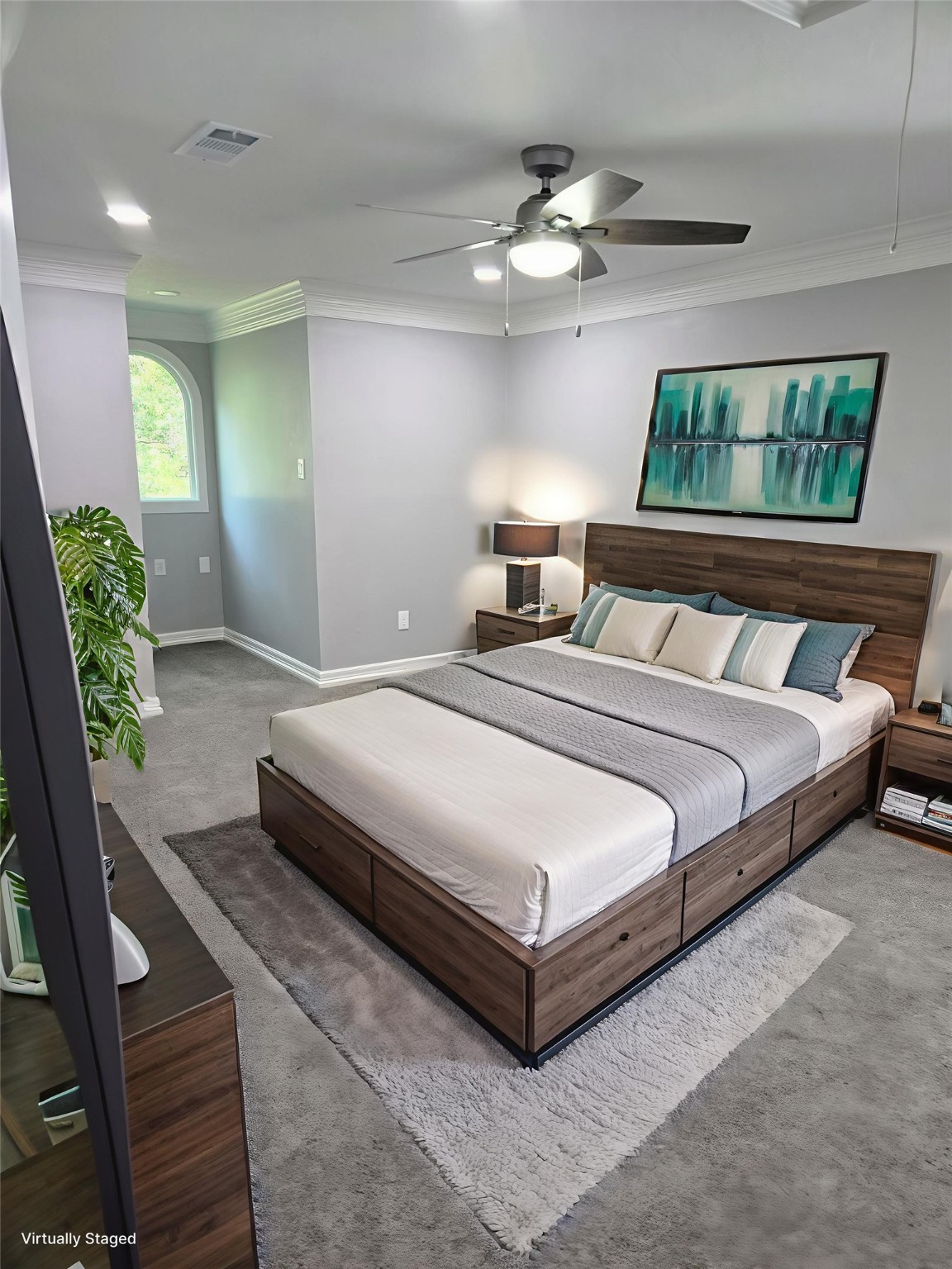 18489 Country Pl Drive Conroe, TX 77302 - Photo 26 of 50 a bedroom with bed and window