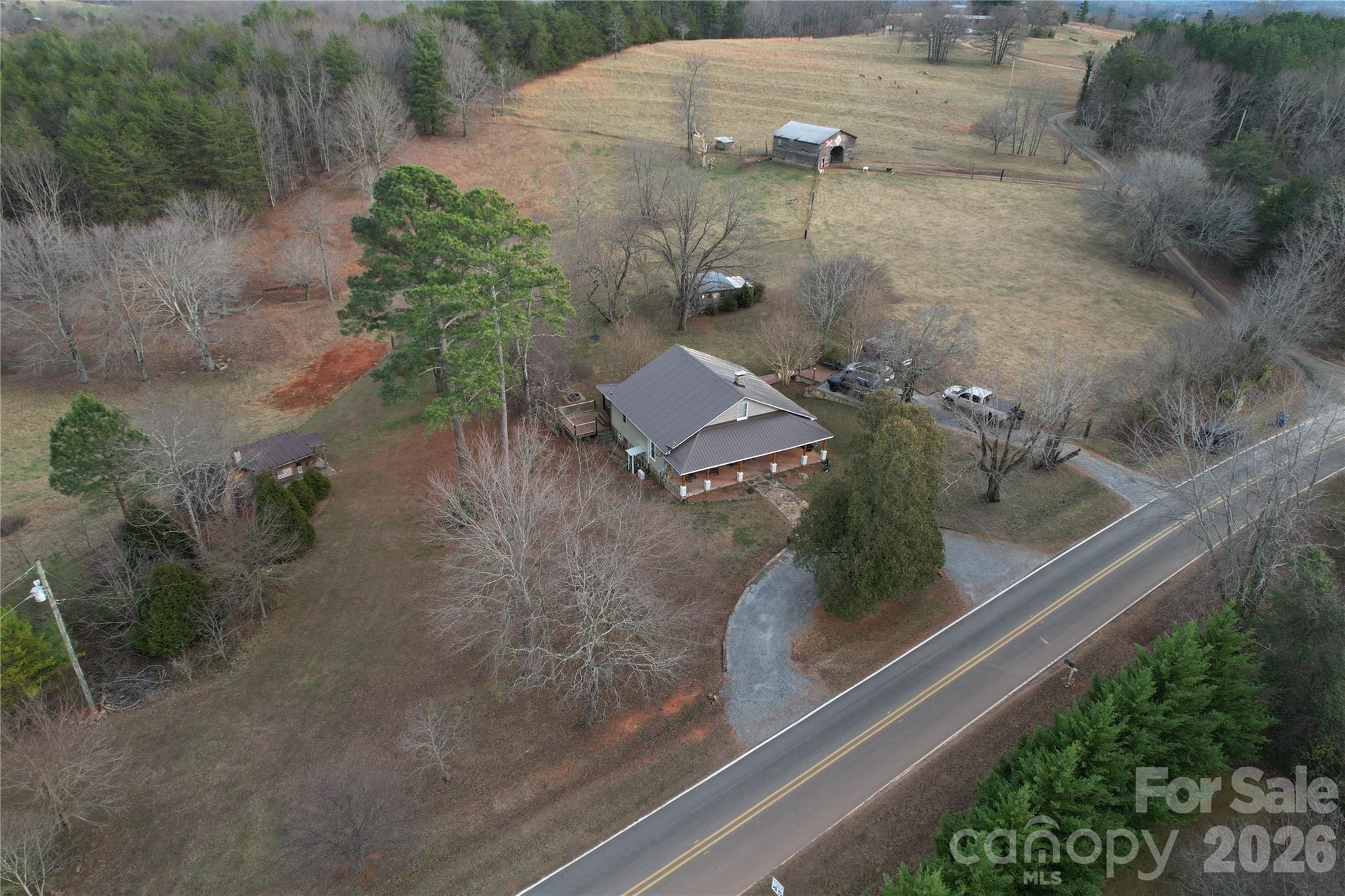 740 Moriah Church Road Casar, NC 28020 - Photo 3 of 31 an aerial view of a house