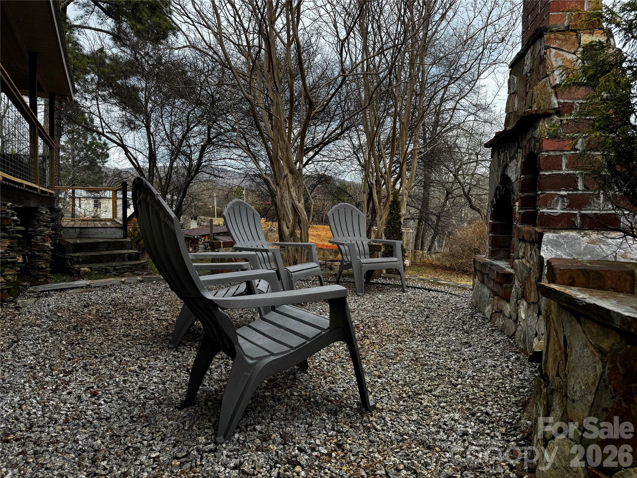 740 Moriah Church Road Casar, NC 28020 - Photo 9 of 31 a view of a bench in backyard of the house