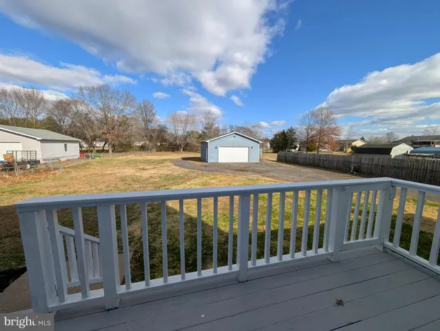 a view of a balcony with city view