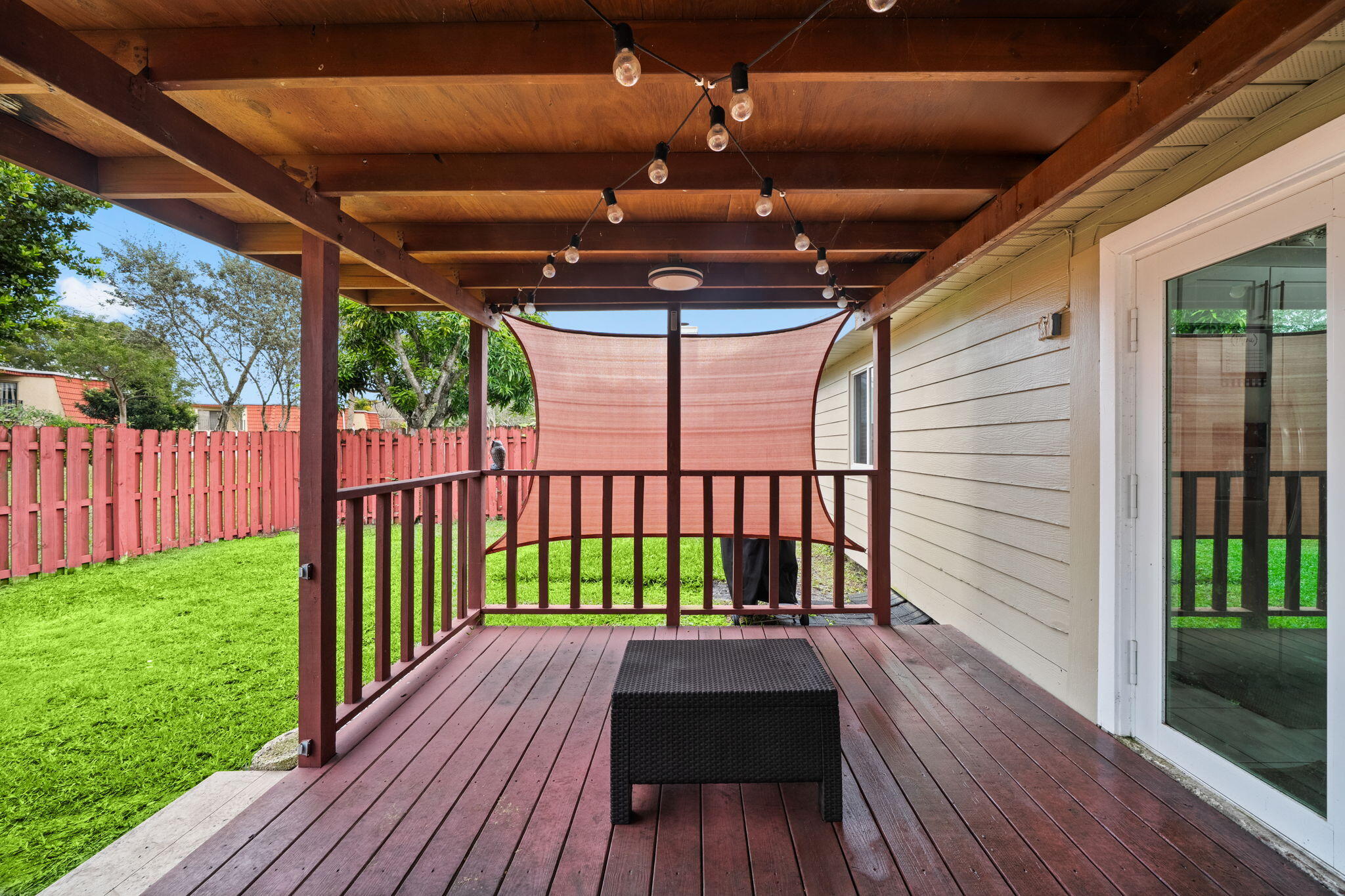 8374 Dynasty Drive Boca Raton, FL 33433 - Photo 21 of 30 a view of balcony with wooden floor