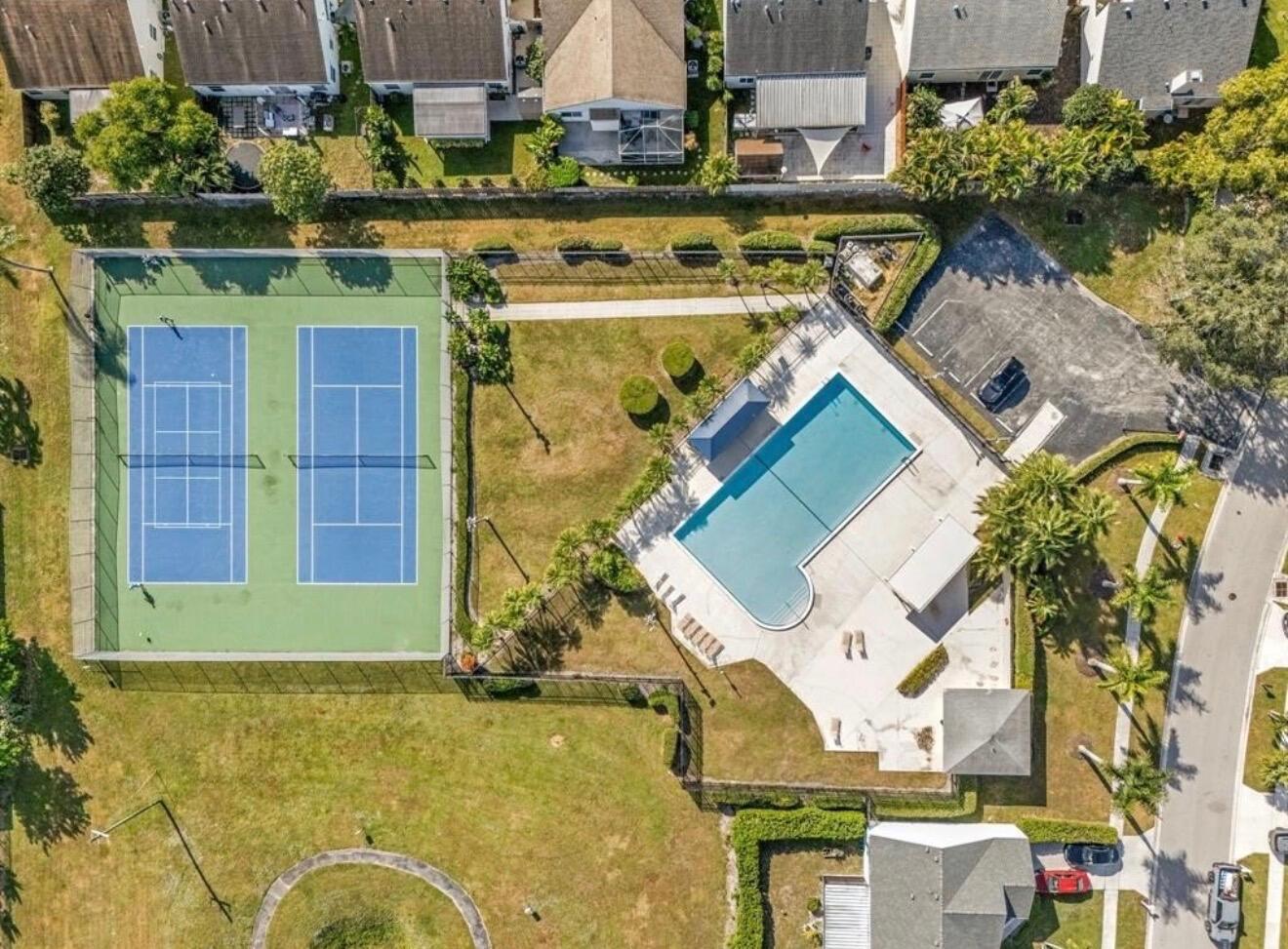 8374 Dynasty Drive Boca Raton, FL 33433 - Photo 29 of 30 an aerial view of a house with a swimming pool