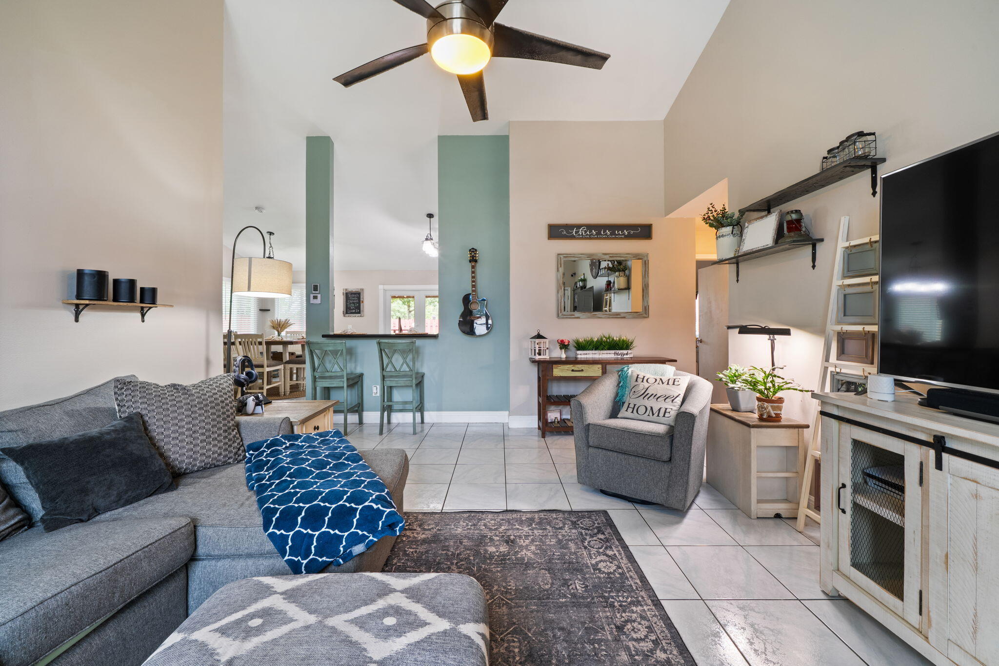 8374 Dynasty Drive Boca Raton, FL 33433 - Photo 5 of 30 a living room with furniture and a flat screen tv