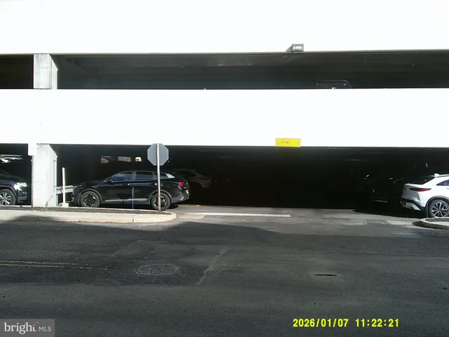 a view of car parked