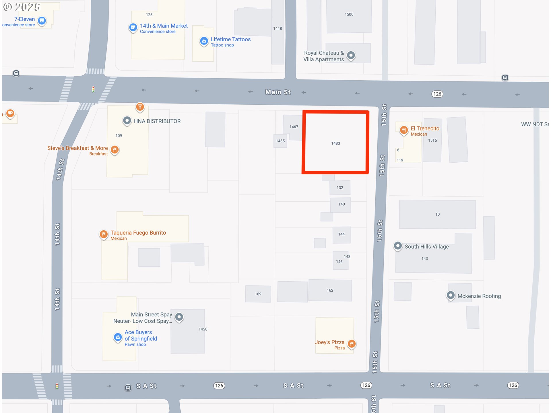 1483 Main Street Springfield, OR 97477 - Photo 2 of 13 a picture of a bathroom with a refrigerator